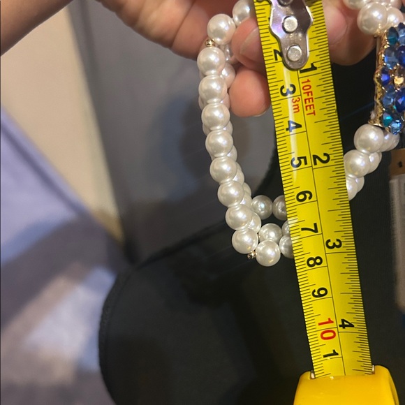 Monet Pearl and Sapphire Bracelet - Picture 8 of 8